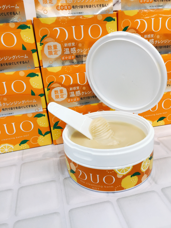 DUO(デュオ)】🍊数量限定！！ぽかぽか温感クレンジングバームが登場