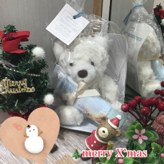 [プレゼントにオススメ]　クマのぬいぐるみ付きハンドクリーム登場