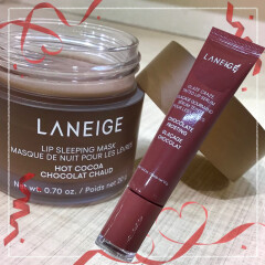 【LANEIGE】(ラネージュ)夜ココア＆朝チョコでリップに甘いケア習慣🍫
