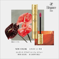 【エレガンス】ルージュビジューから新色が発売💋✨