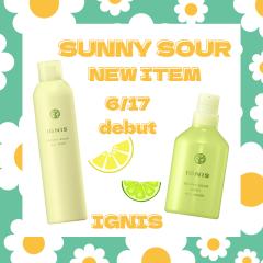 【IGNIS】毎年大人気の🍋サニーサワーシリーズからNEW ITEM登場🍊