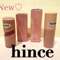 hince🌸　新作リップとチーク新登場！！