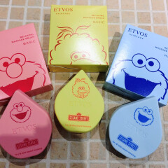 【数量限定】ETVOS リラクシングマッサージブラシ  セサミストリート