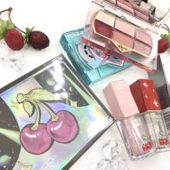 Flower Knows(フラワーノーズ)Cherry Love❣️レトロマグネティックアイシャドウパレット&グリッターリキッドアイシャドウで脱マンネリアイメイク👁🤚✖︎ 