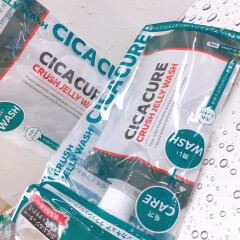 【CICACURE(シカキュア)】毛穴汚れさっぱり❗️なのに洗い上がりしっとり‼️泡立たないぷるぷるジェリー洗顔✨