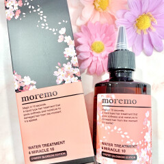 【韓国ヘアケアといえばやっぱりmoremo(モレモ)🧡】人気のウォータートリートメントから桜の香りが限定発売🌸💕