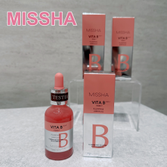 🇰🇷韓国肌管理メソッド美容液🇰🇷話題のPDRN✖️ピンクビタミン🩷MISSHAビタビープラス美容液💉🫧