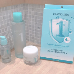 暑〜い☀️毎日におすすめ‼️大人気🩵ナンバーズイン１番🤓☝️新商品✨シートマスクも入荷しました❣️