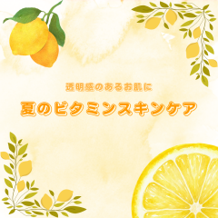 夏のビタミンスキンケア特集！！