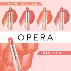 【新商品】「OPERA(オペラ)」からひと塗りでぷるんとキレイ色続く、グロスいらずの水光ツヤ 新ティント誕生！